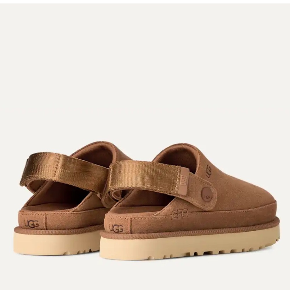 UGG Goldenstar Clogs In Chestnut - Picture 3 of 11